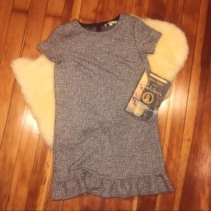 Loft Women’s Tweed Dress Flared Soft Stretchy